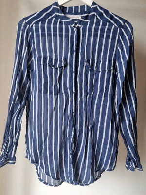 Πουκάμισο Custommade από μετάξι, σαν καινούργιο, μέγεθος 38, μπλε