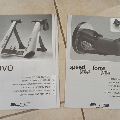 Elite Novo Force Bike Trainer like new, red