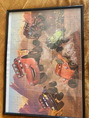 Mac Queen children's puzzle like new with frame