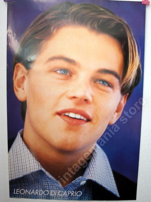 Αφίσα Leonardo Di Caprio 61x91cm καινούργιο, δεκαετίας 1990, Italy
