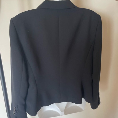 Zara jacket L like new, black with lace sleeve details