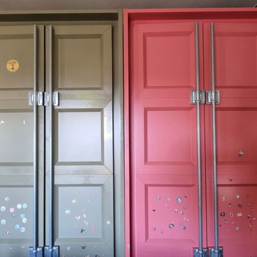 Set of 2 large bedroom wardrobes like new, height 2.30m