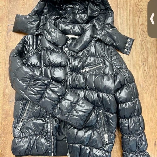 Biker jacket Diabless with detachable hood like new, size S