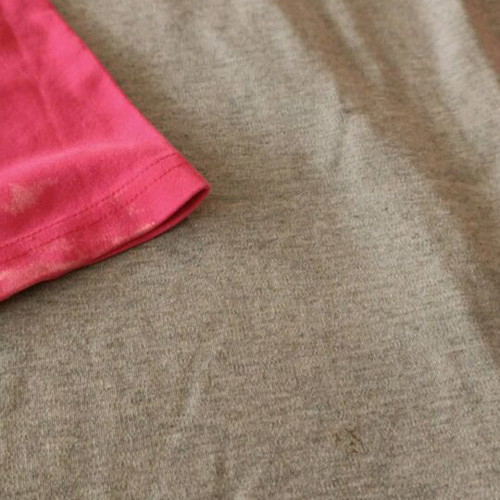 Women's pajama top used, gray and pink, size S