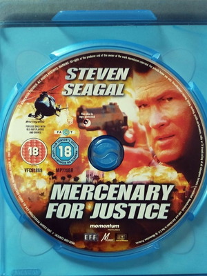 Mercenary for Justice Blu-ray like new, subtitles