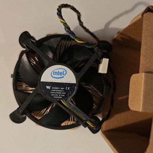 Intel E33681-001 12VDC Socket-775 4-pin aluminium CPU cooler used