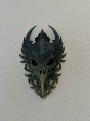 Gothic Skull διακοσμητικό τοίχου σαν καινούργιο, dark fantasy