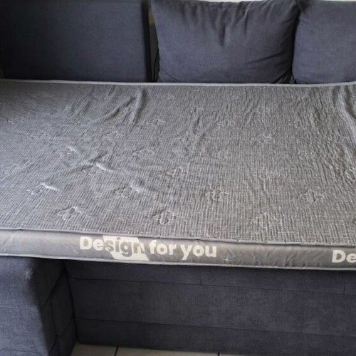 Memory Foam Mattress high resilience, 120x200 cm, height 10 cm, like new