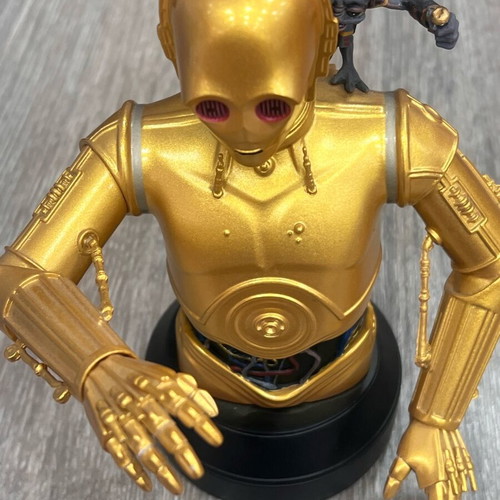 Star Wars Episode IX C-3PO and Babu Frik Bust 15cm new