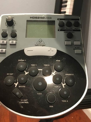 Behringer HDS240USB electronic drum kit used