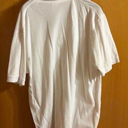 B&C Collection Unisex Polo Shirt Size M like new, white, short sleeve