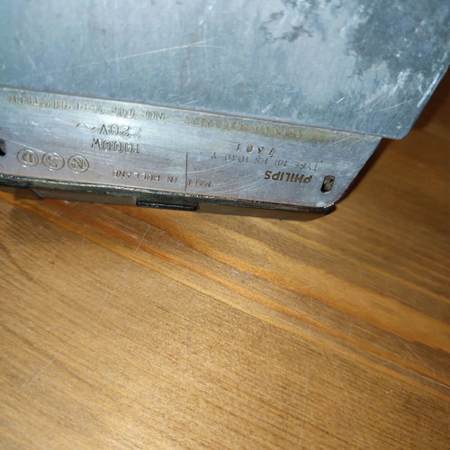 Philips iron old used, non-working