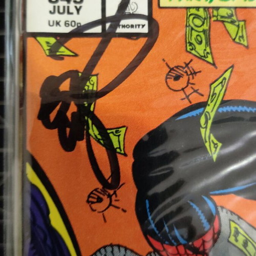 Marvel The Amazing Spider-Man #349 signed by Erik Larsen