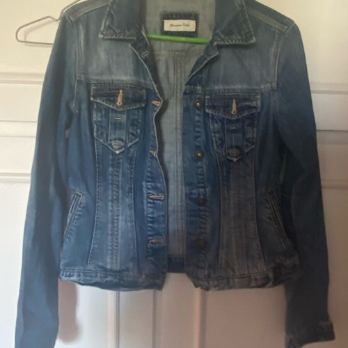 Massimo Dutti women's denim jacket like new, blue, medium-large size