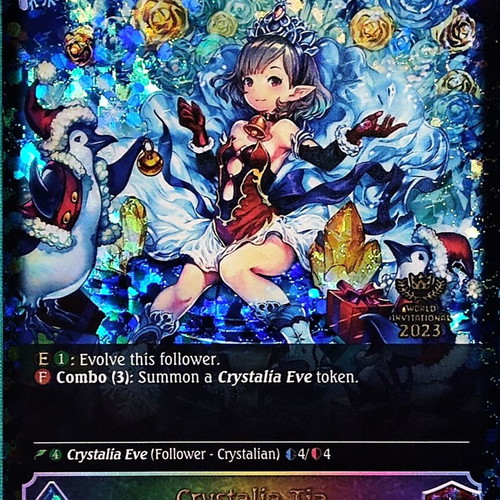 Crystalia Tia Shadowverse Evolve Forestcraft card near mint