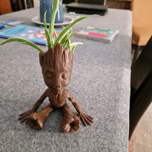 Groot planter new, decorative 3d printed