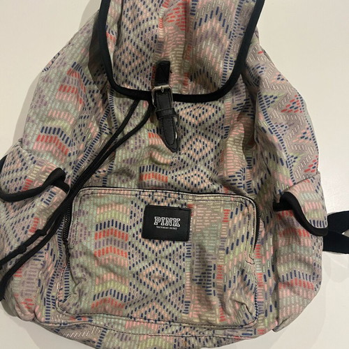 Victoria’s Secret backpack used, boho style, pink series