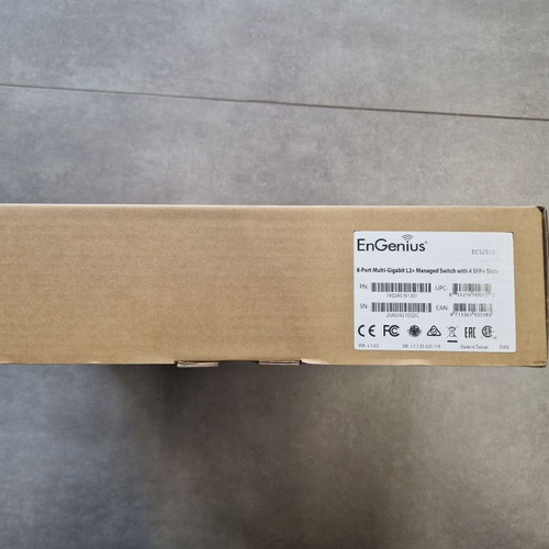 EnGenius CloudSwitch MGPlus 8 like new managed switch with 8x 2.5GbE ports