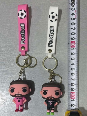 Σετ 2 Μπρελόκ Lionel Messi Inter Miami Edition καινούργια, πολύχρωμα