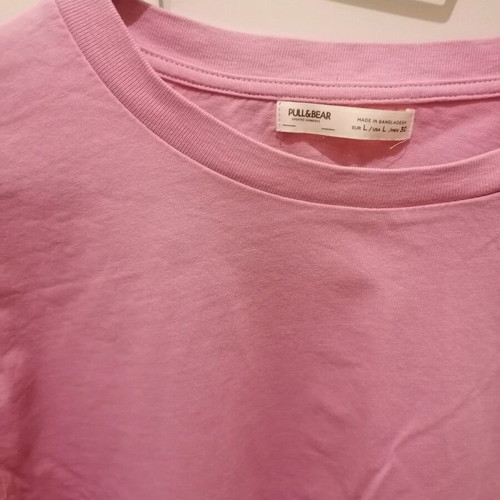 T-shirt short sleeve women's pink Pull and Bear like new