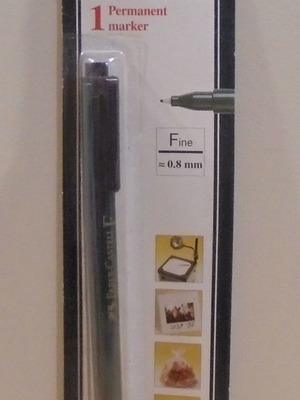 Faber Castell old marker with eraser new