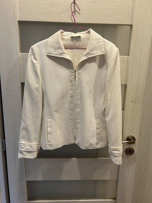 Gerry Weber women's ribbed jacket cream used, size L