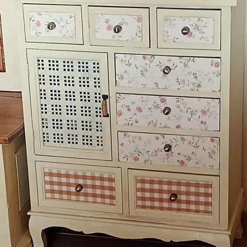 Country style drawer cabinet