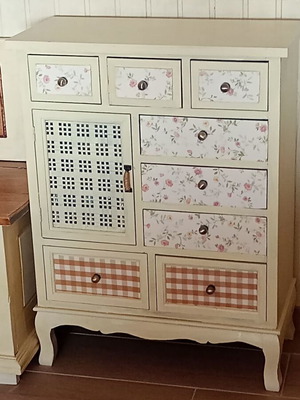 Country style drawer cabinet