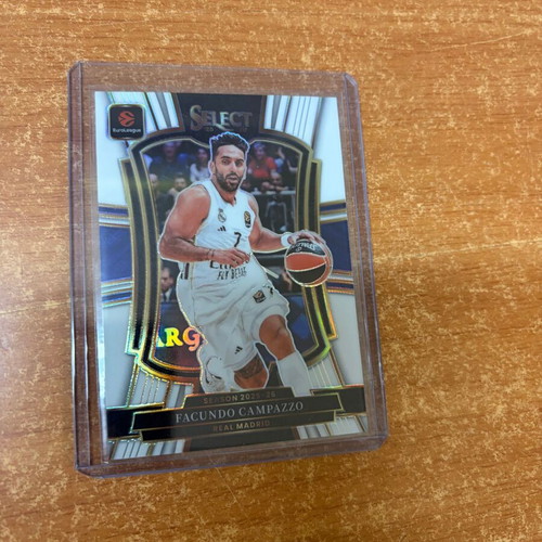 2025-26 Panini Select EuroLeague White Prizm #144 Facundo Campazzo card new