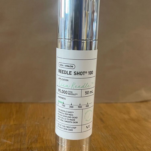 VT Reedle Shot 100 essence used with microneedles for absorption