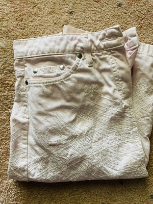 Escada jeans skirt size 34 rose pale like new