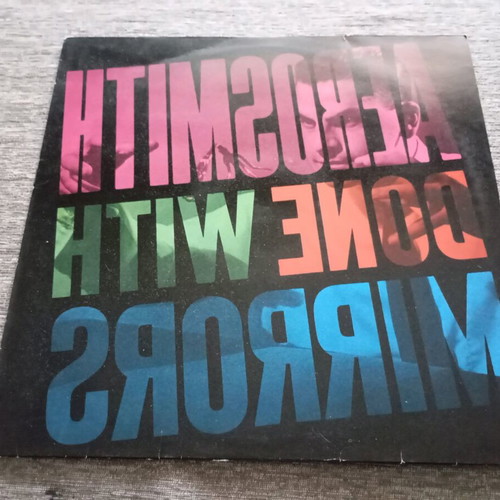 Aerosmith Done With Mirrors LP album like new, rock