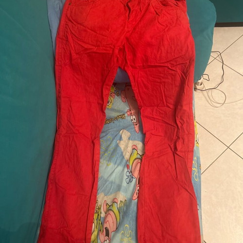 Red pants used size L