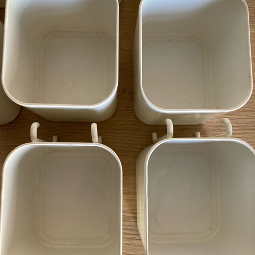 Skadis IKEA set of 13 steel containers new for wall organization