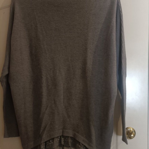 Women's blouse used, gray, size M-L