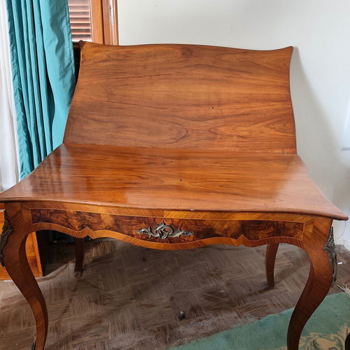 Antique desk that opens into table, 1.10x0.60 m
