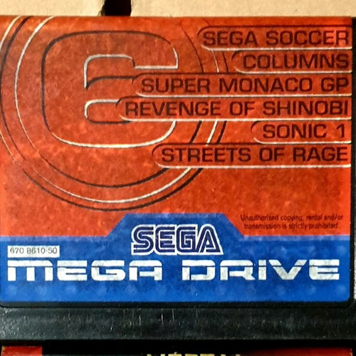 Sega Mega Drive Mega 6 Vol 3 used, 6 games included
