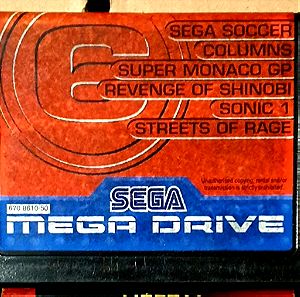 Sega Mega Drive Mega 6 Vol 3 - Sonic Shinobi Streets of Rage