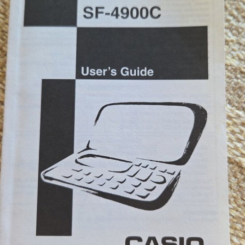 Casio Digital Diary SF-4700C like new electronic organizer with 64KB memory