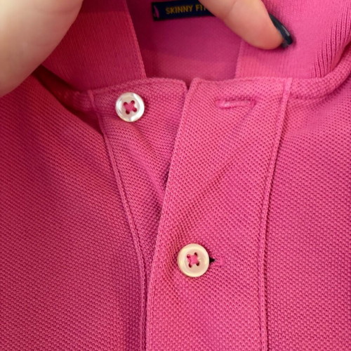Polo Ralph Lauren T-shirt fuchsia, slim fit, like new, size Small