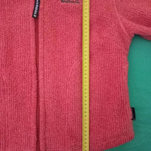 Jack Wolfskin Tecnopile women's fleece jacket used medium, coral