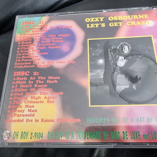 Ozzy Osbourne Let's Get Crazy 2CD used, metal