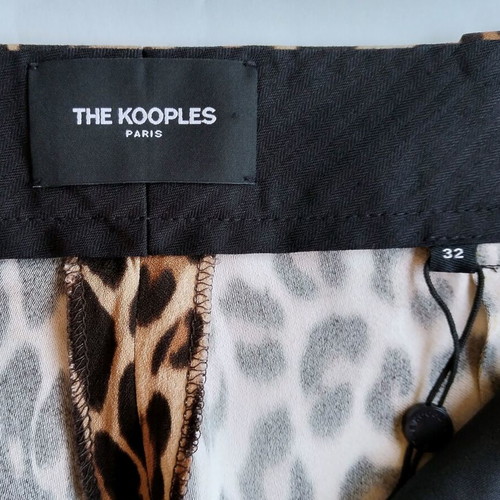 The Kooples leopard print pants size 32 XXS like new
