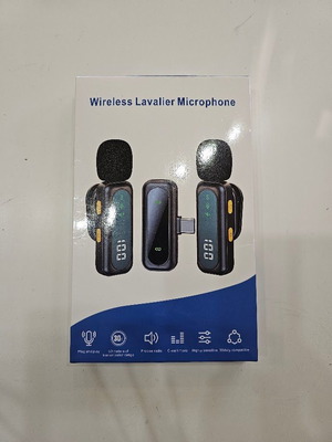 Dralud M1 Wireless Lavalier Microphone Set for iPhone, Android, USB-C, Lightning