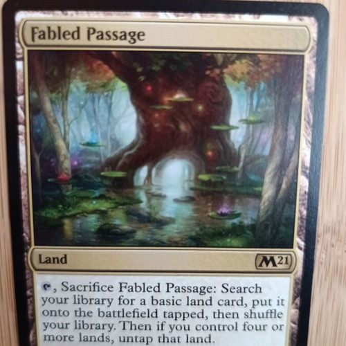 Magic the Gathering Fabled Passage card near mint condition