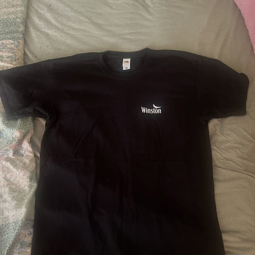Winston T-shirt size L, black, new