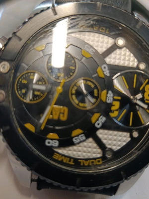 CAT men's watch like new, black and white