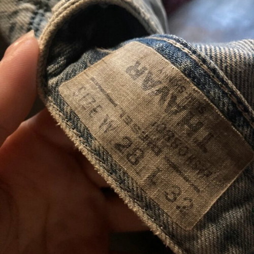 Diesel light blue skinny men's jeans size 28 used vintage