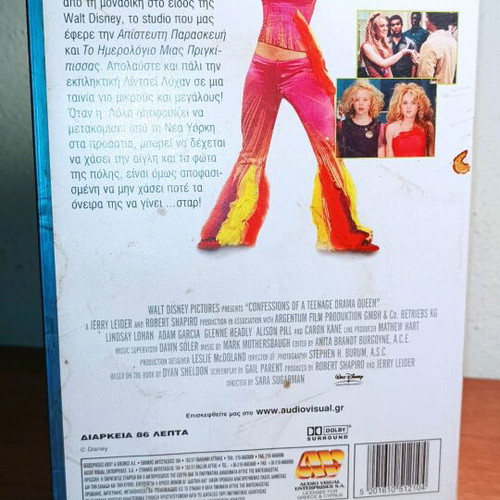 Confessions of a Teenage Drama Queen VHS used, drama Walt Disney