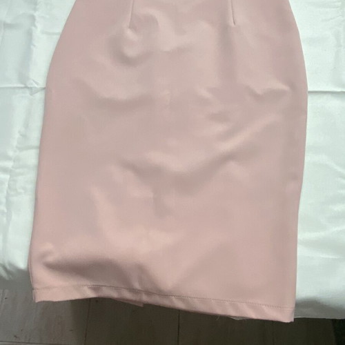 Knee-length skirt like new, pink, size S